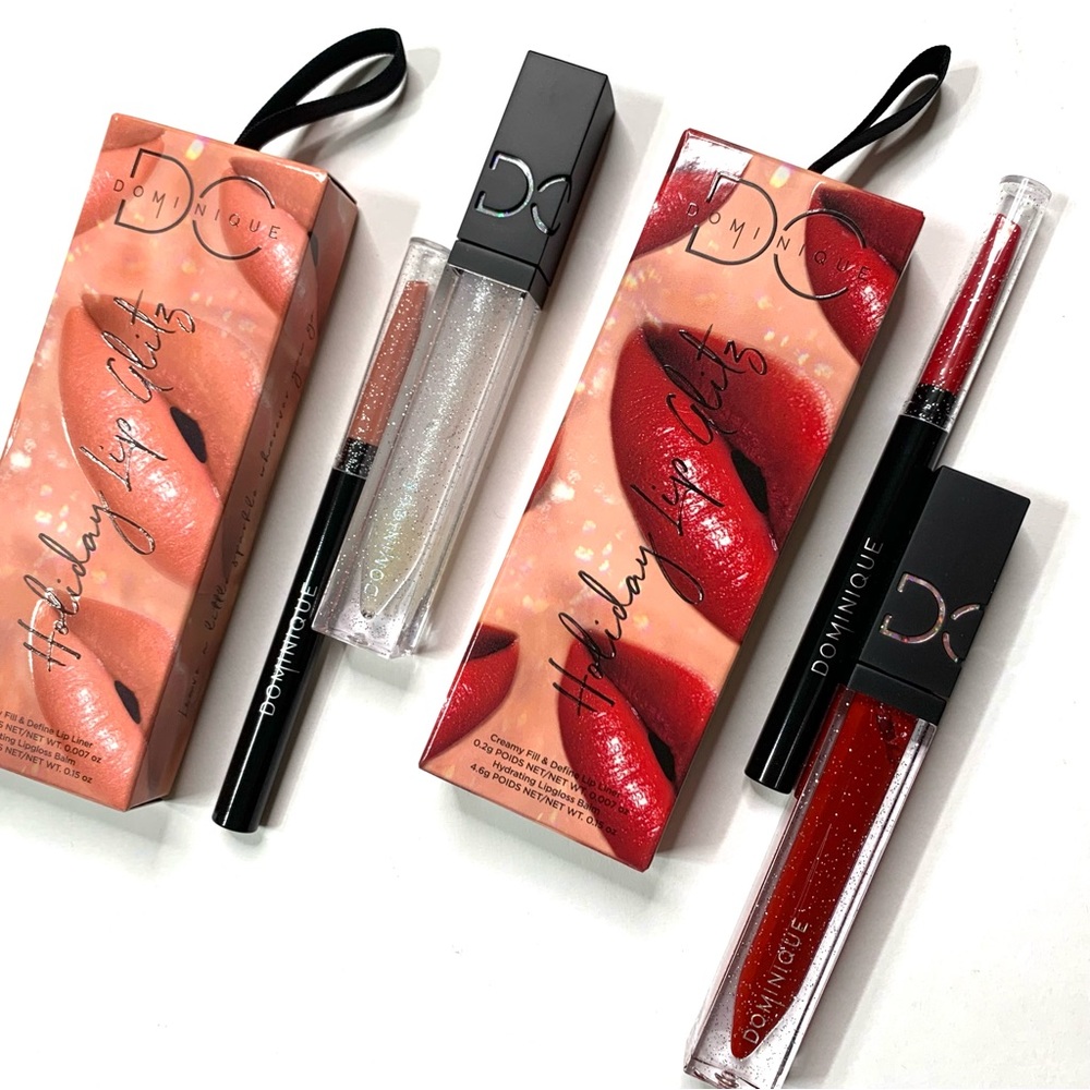 Dominique Cosmetics Holiday Lip Glitz BUNDLE